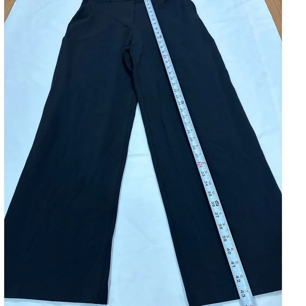 Lululemon Womens Large Black Daydrift High-Rise Straight-Leg Trouser Regular - Picture 10 of 12